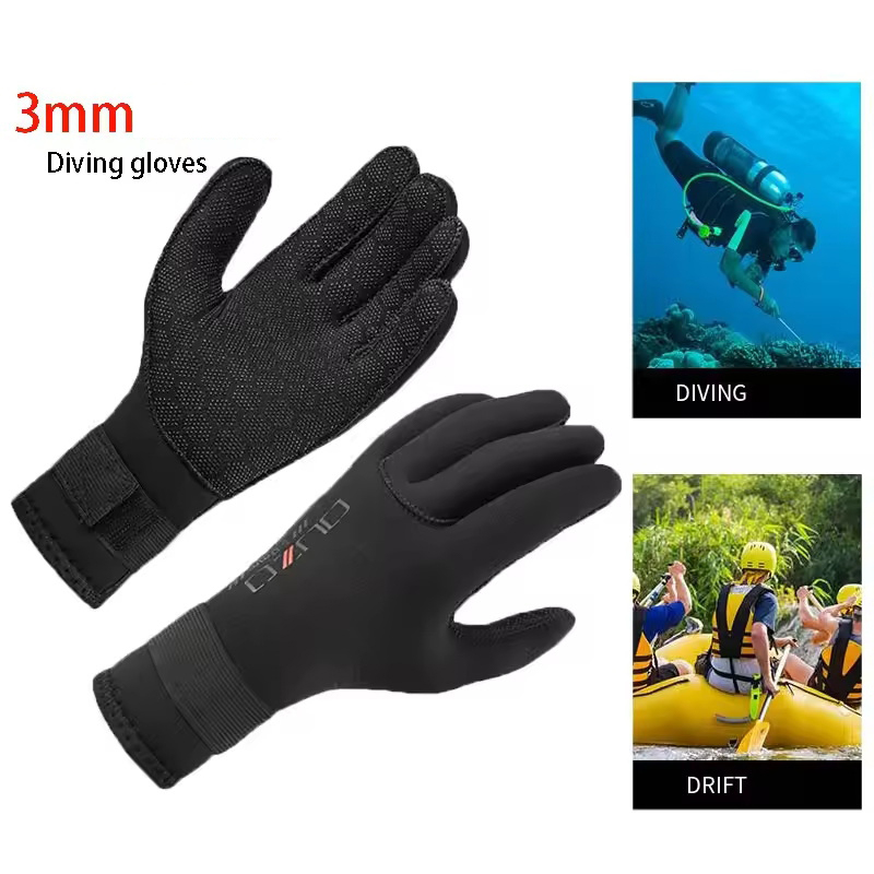 Spearfishing Glove - 新しい 3 ミリメートル/5 ミリメートル冬用スピアフィッシングダイビンググローブ傷防止ウェアラブルサーフィンダイビング保温ネオプレン手袋