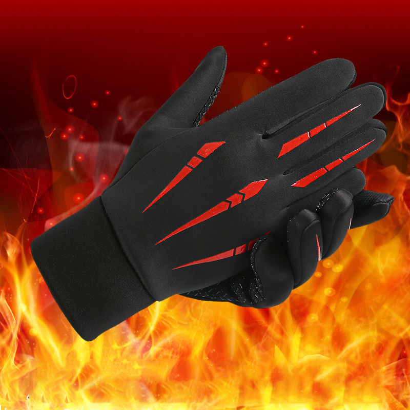 暖かいサイクリンググローブ男性用秋冬釣り滑り止めオートバイ撥 - Spearfishing Glove のレビューと価格
