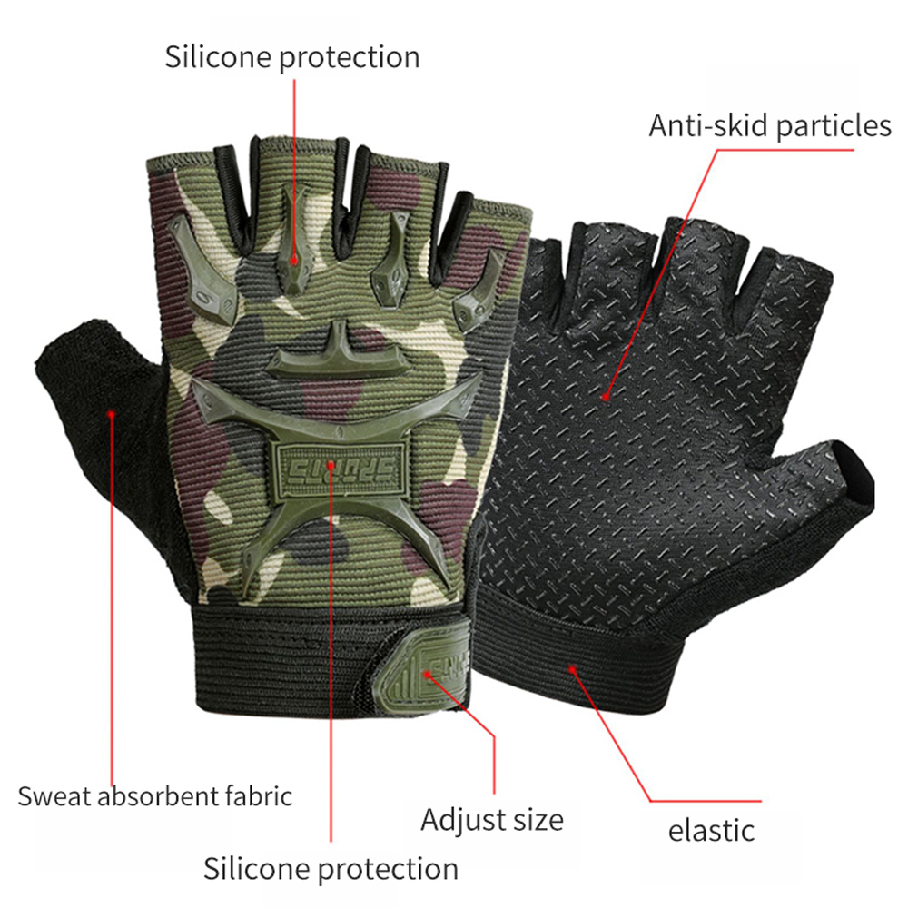 1 ペア子供用スポーツグローブ、ハーフフィンガーグローブ子供 - Spearfishing Glove のレビューと価格