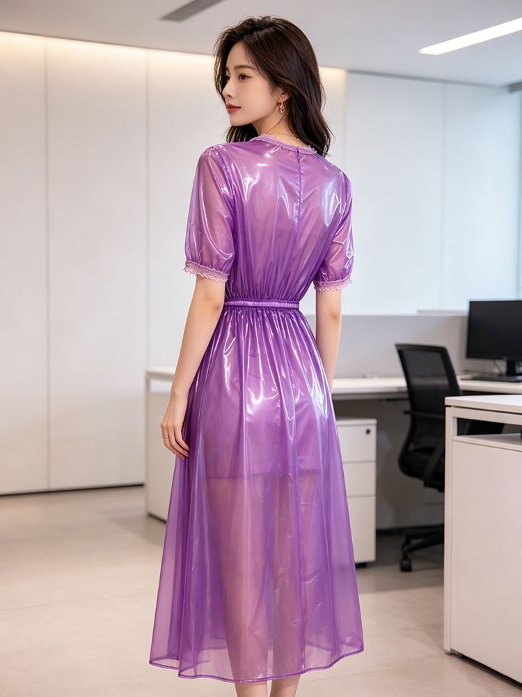 ユニセックス大人用セクシー透明PVCソフトプラスチックドレス - Aqua Sports Club のレビューと価格