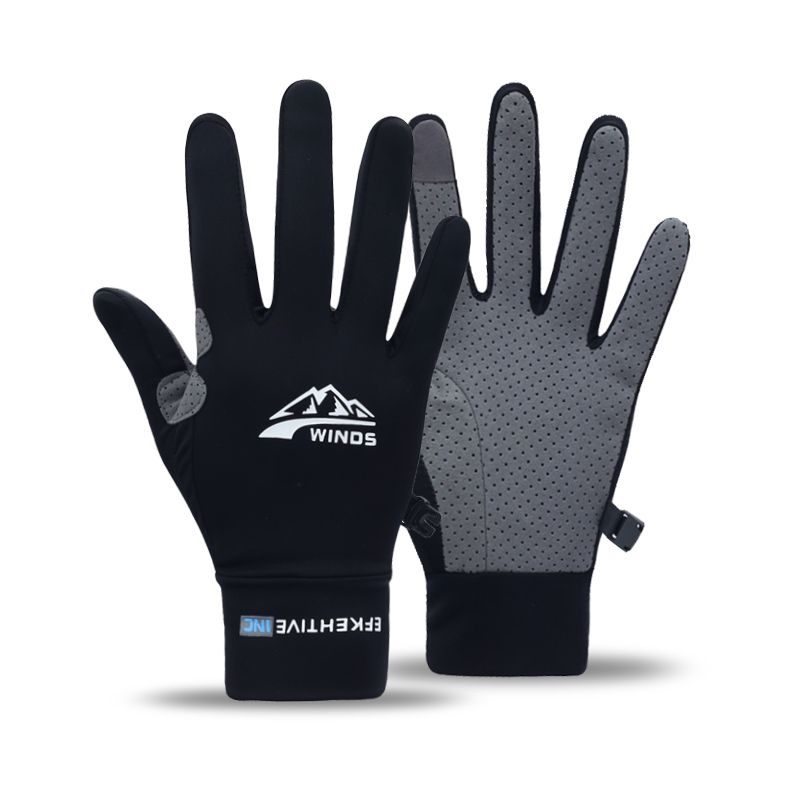 メンズ軽量夏用アイスシルクフルフィンガー速乾タッチスクリーン - Spearfishing Glove のレビューと価格