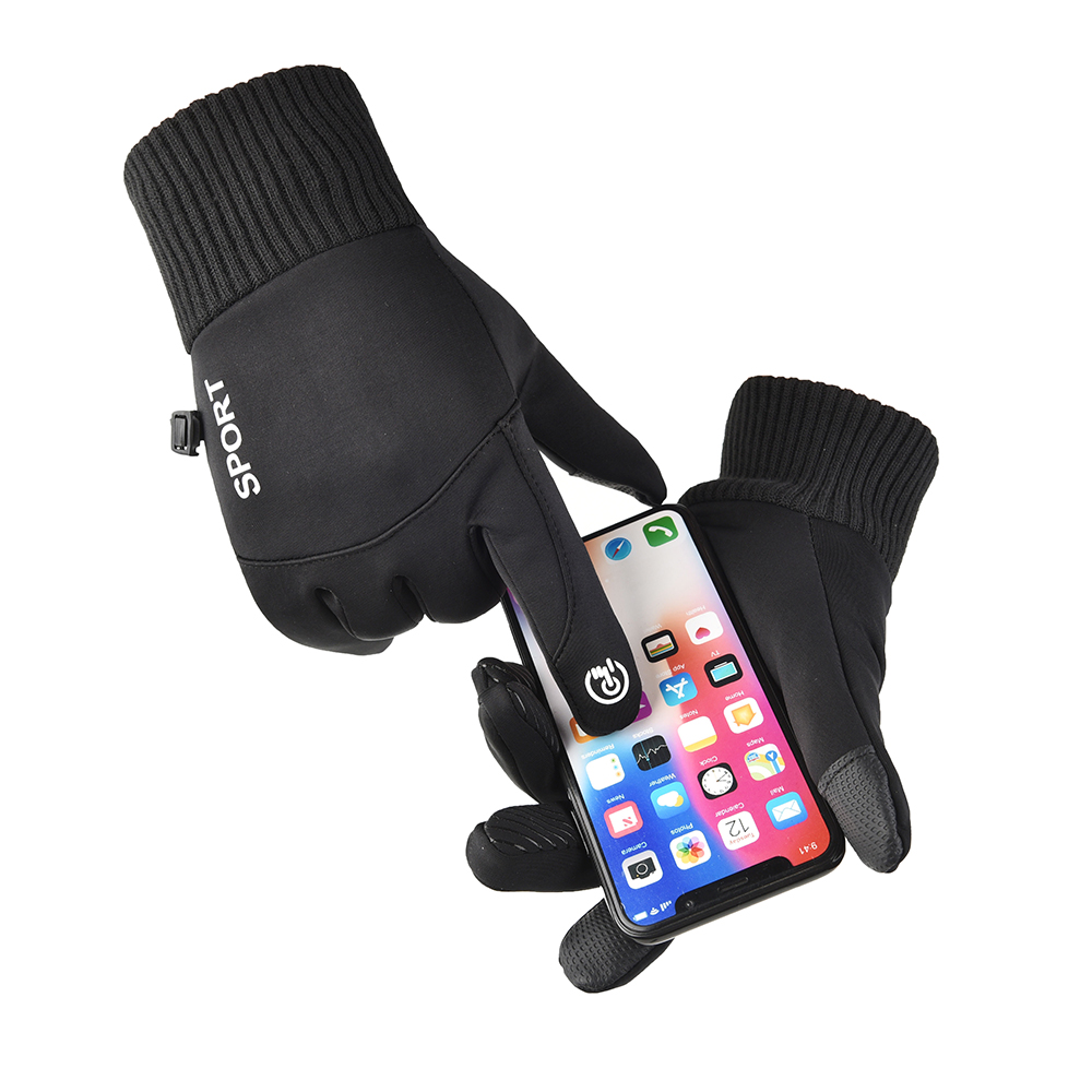 冬防水メンズ手袋防風スポーツ釣りタッチスクリーン運転オートバ - Spearfishing Glove のレビューと価格