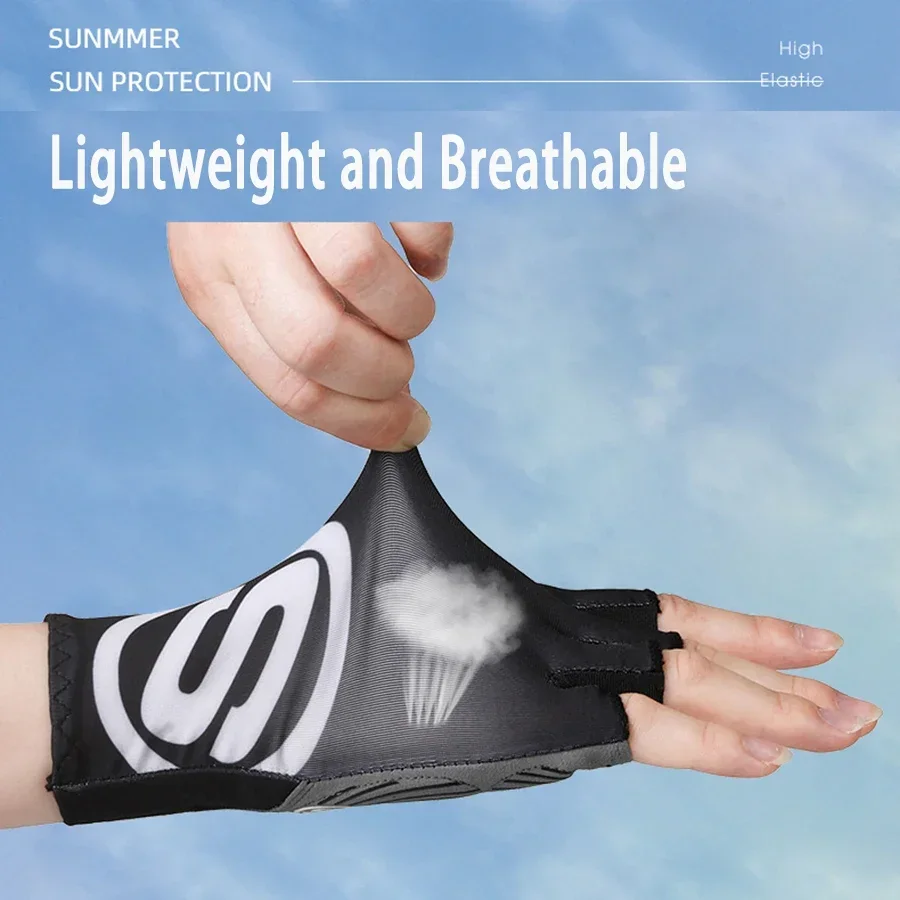 サイクリンググローブ 通気性 滑り止め 日焼け止め ハーフフ - Spearfishing Glove のレビューと価格