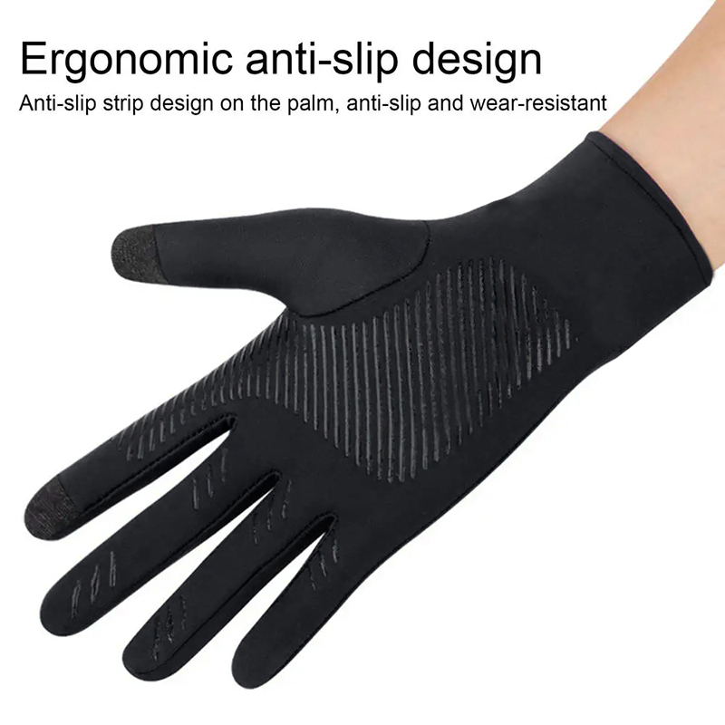 夏用アイスシルクタッチスクリーン滑り止め手袋屋外釣り防水日焼 - Spearfishing Glove のレビューと価格